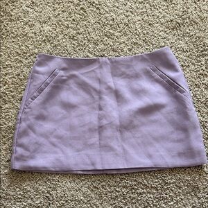 Forever 21 Lilac Pencil Mini Skirt